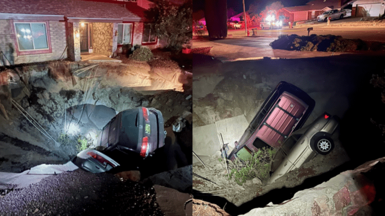 Sinkhole Swallows Vehicles And Forces Evacuations In Las Cruces Kob