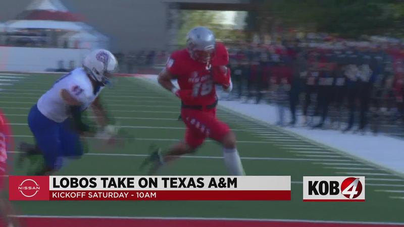 Lobo football aims to upset #5 Texas A&M - KOB.com