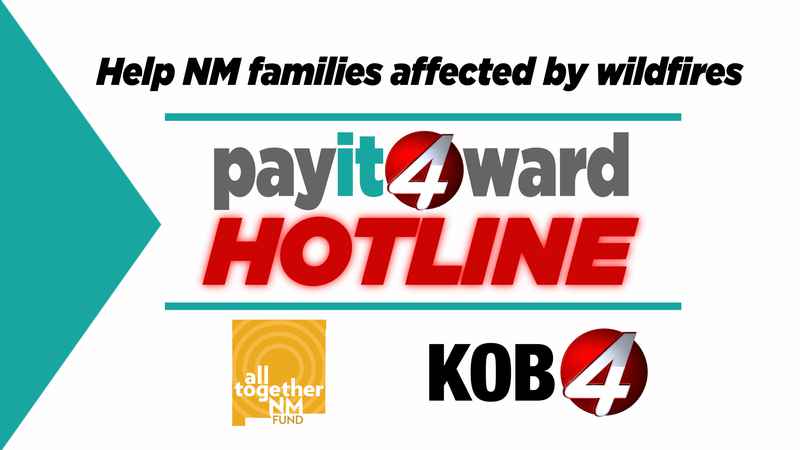 Pay it 4ward to help people affected by New Mexico wildfires