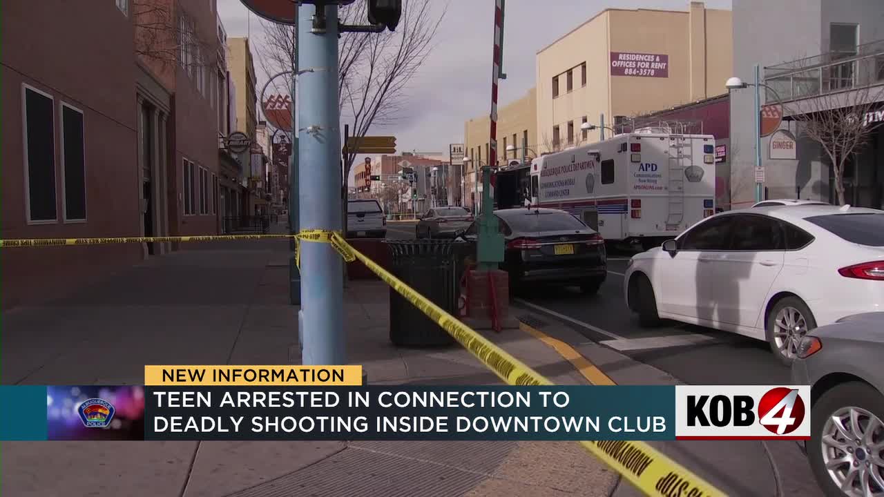 Police: Teen suspect arrested for fatal shooting at downtown Albuquerque  club - KOB.com