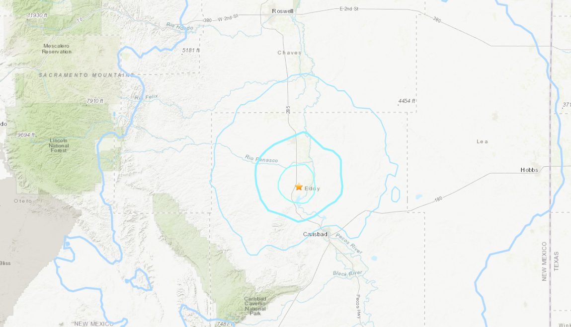 USGS: A 4.0 magnitude earthquake hits southeastern New Mexico