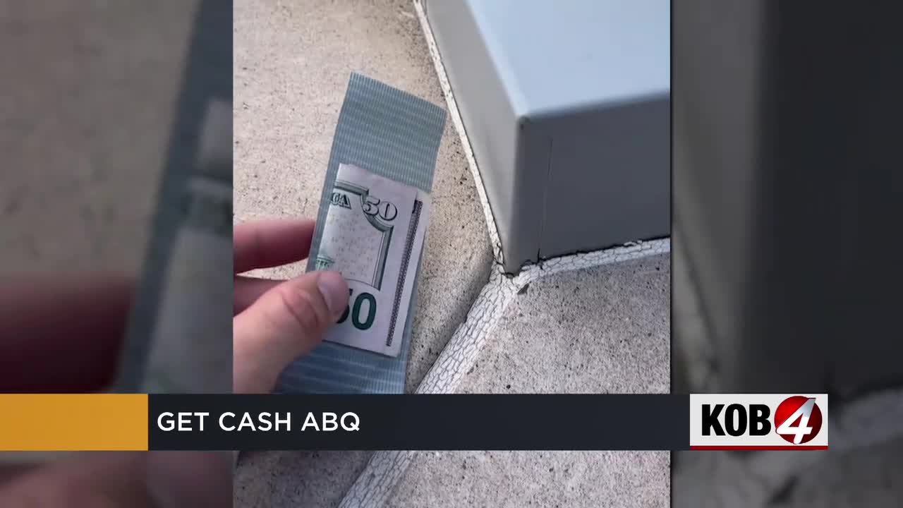 Man brings cash drops to Albuquerque with 'Get the Cash ABQ'