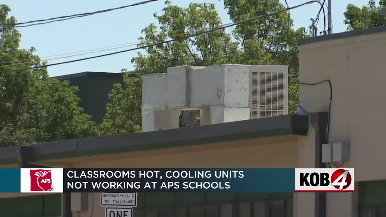 Hot classrooms, cooling units not working at APS schools