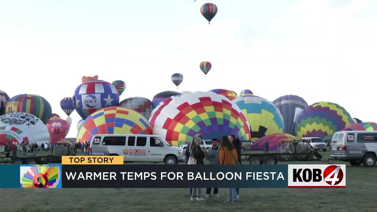 Warmer temperatures are expected for the 2024 Balloon Festival