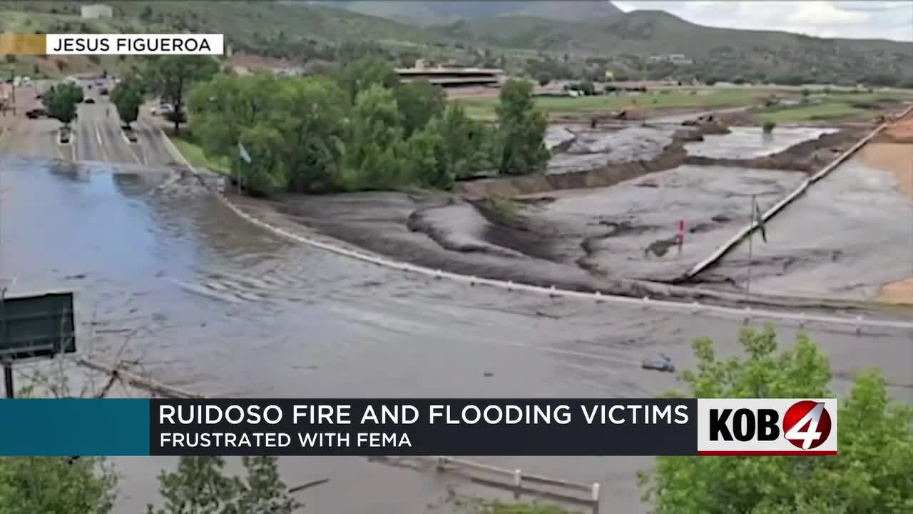 Ruidoso fire and flooding victims frustrated with FEMA