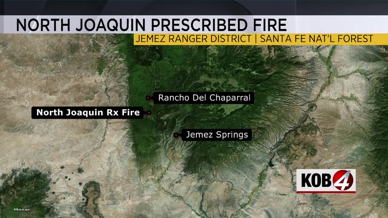 Prescribed burn in the Jemez Mountains spreads smoke to surrounding areas