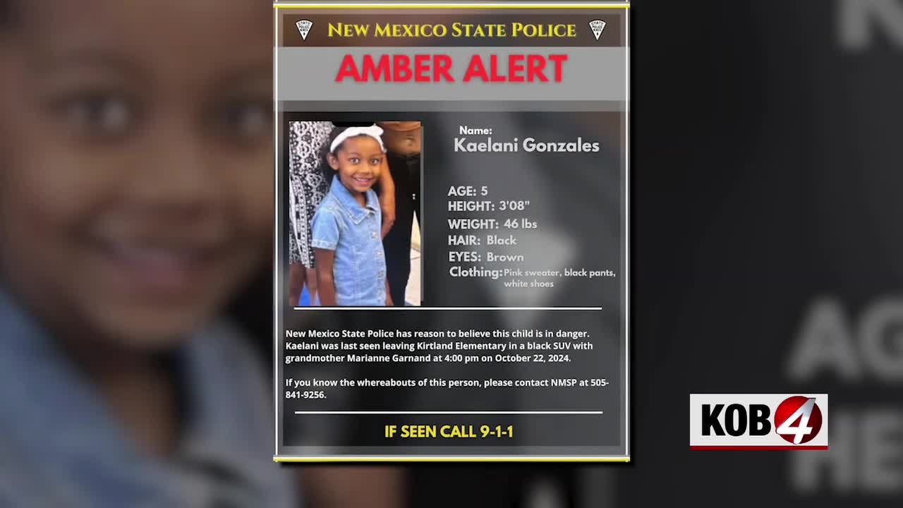 NMSP issues Amber Alert for missing 5-year-old girl