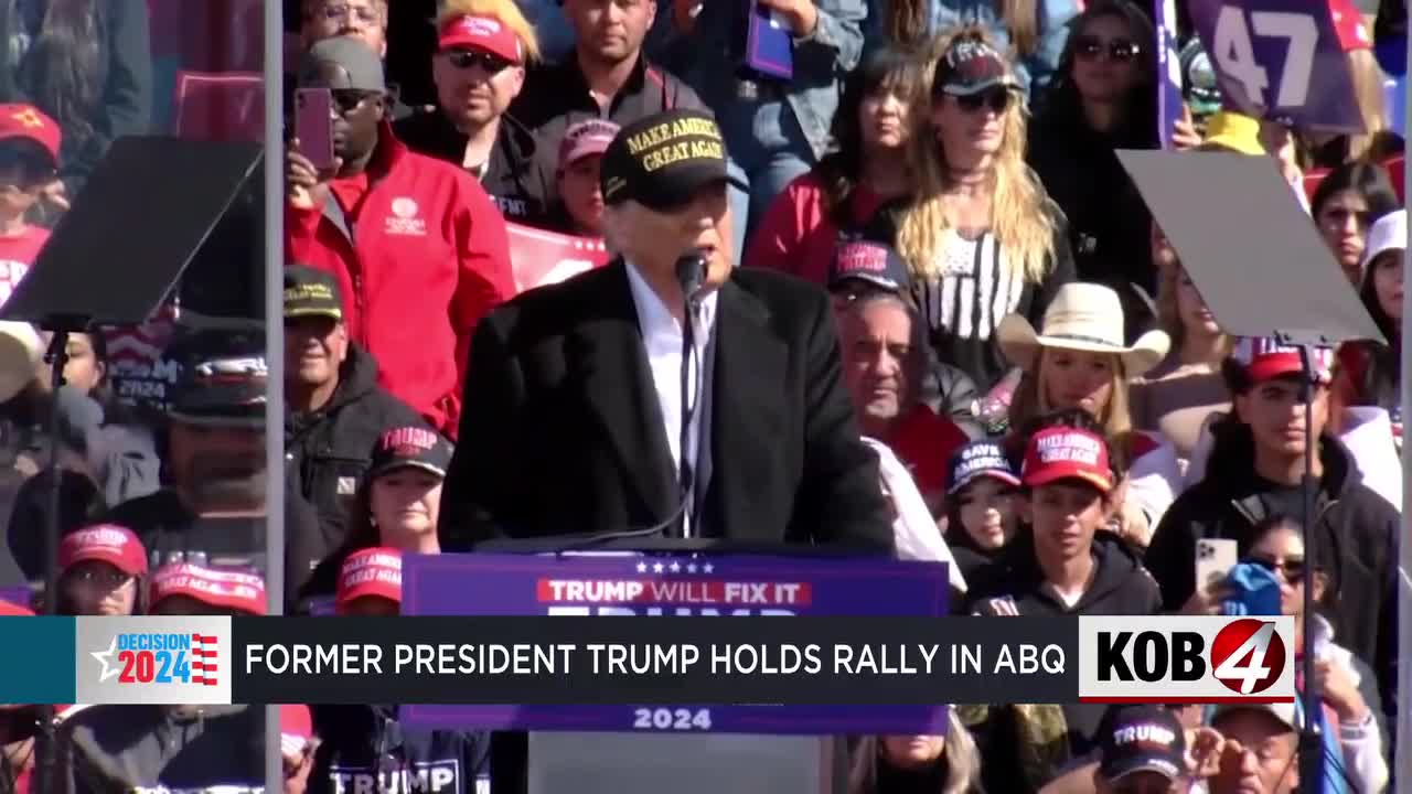 Trump holds campaign rally in Albuquerque