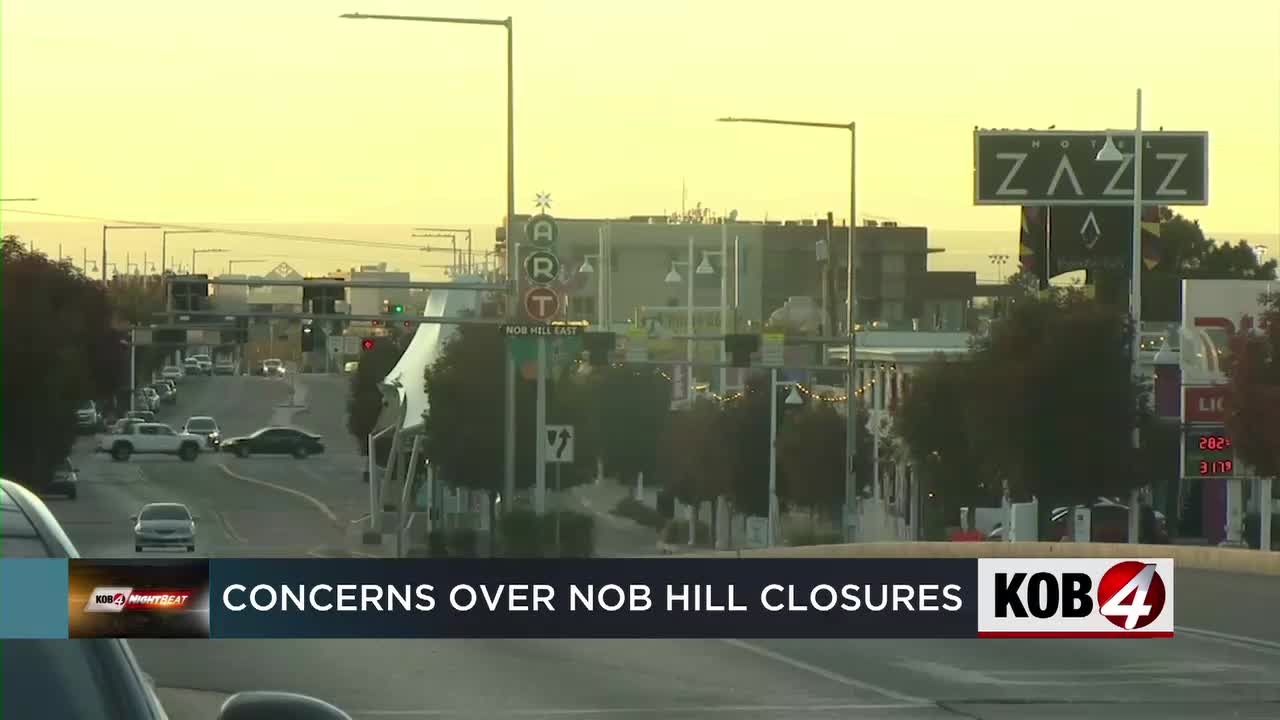 Business owners voice concern over Nob Hill closures