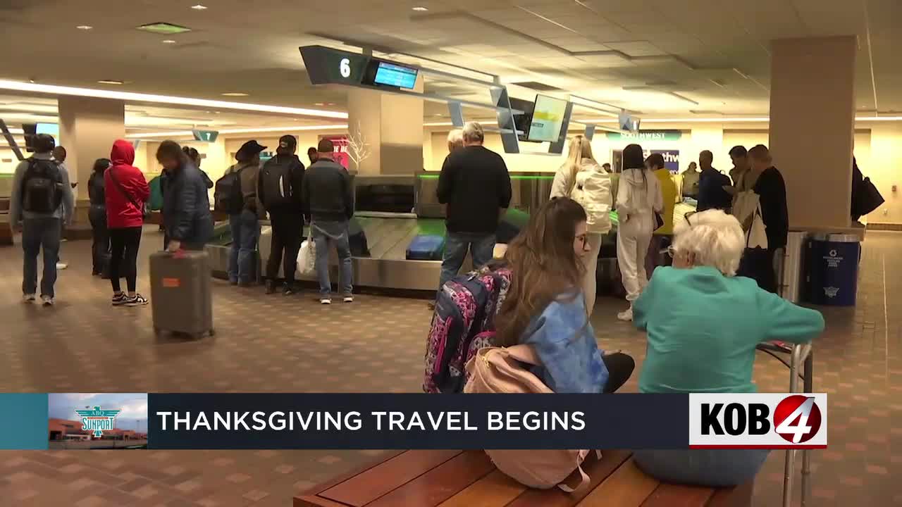 Thanksgiving travel begins this week at Albuquerque Sunport