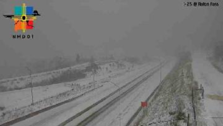 Northbound I-25 closed in northern New Mexico