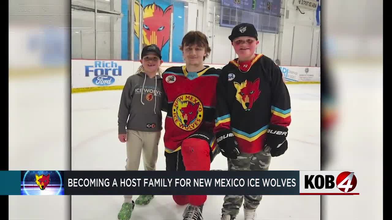 Families host non-local New Mexico Ice Wolves players