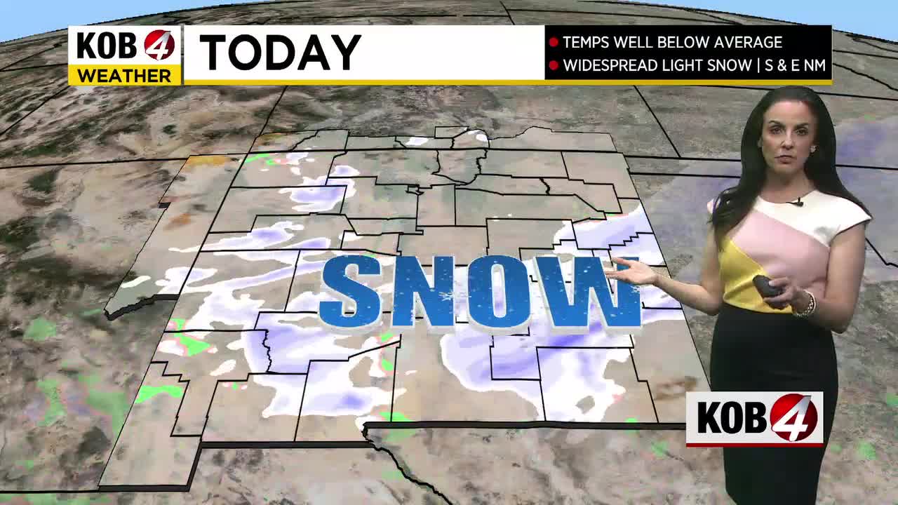 Snowy and slick Thursday expected in New Mexico