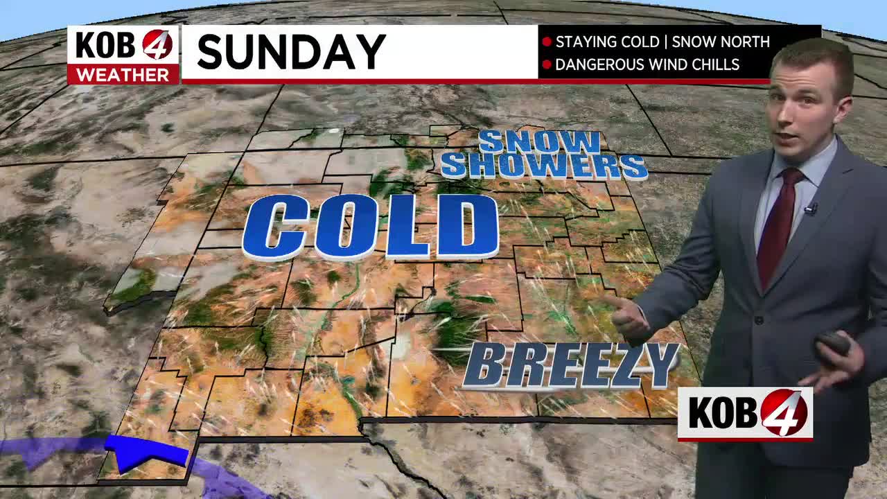 Arctic air sends temperatures plummeting across New Mexico