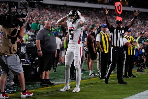 Drake London’s shooting celebration violated longstanding NFL rules against violent gestures