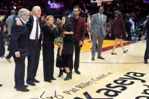 Pat Riley Court Unveiled, And The Heat President Is Emotional As It ...